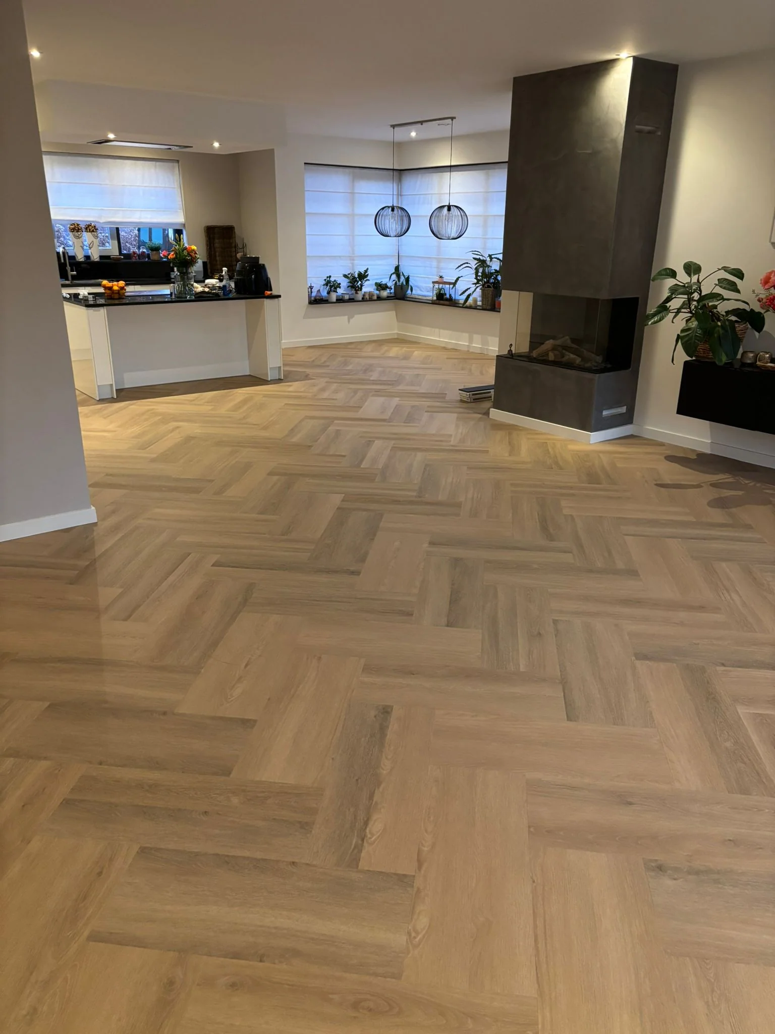 Nieuwe PVC vloer gelegd door Fronen Bouwbedrijf